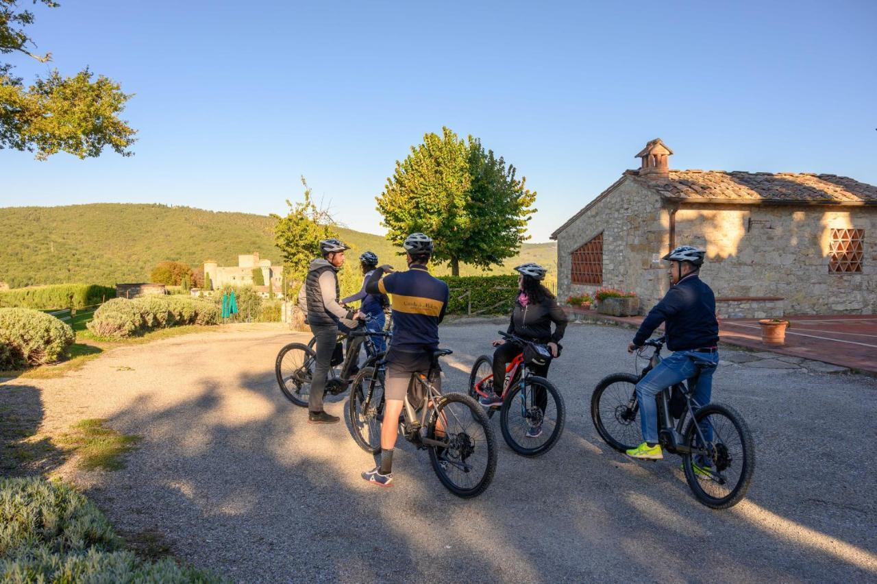 Pensjonat Castello Di Meleto Gaiole in Chianti Zewnętrze zdjęcie